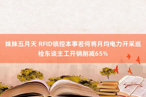 妹妹五月天 RFID锁控本事若何将月均电力开采巡检东谈主工开销削减65%