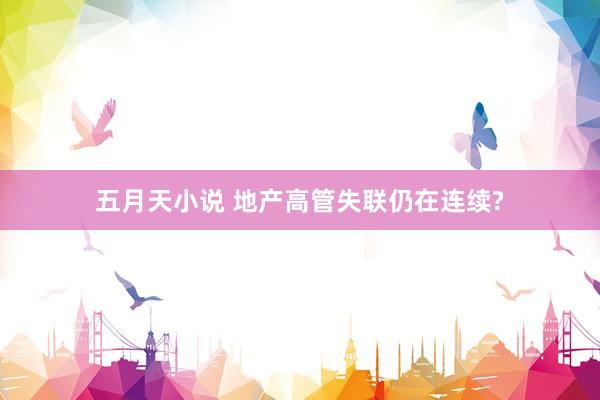 五月天小说 地产高管失联仍在连续?